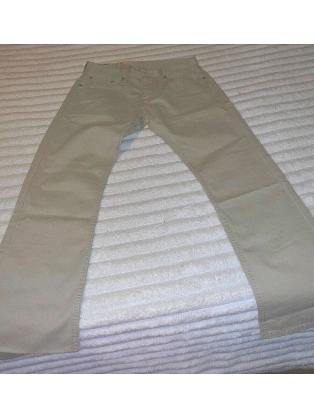 Levi's 514 Straight Fit Beige Jeans Size 31x30